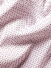 Charles Tyrwhitt Pink Non-Iron Performance Twill Print Shirt - Image 7 of 7