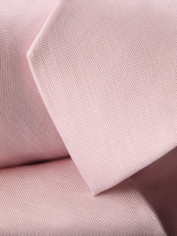 Charles Tyrwhitt Pink Linen Silk Tie - Image 2 of 2