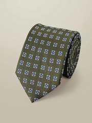 Corbata de lino y seda de Charles Tyrwhitt - Imagen 1 de 2