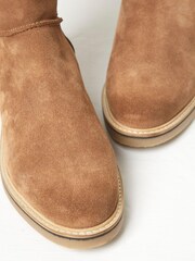 FatFace Brown Calista Knee High Shearling Boots - Image 3 of 4