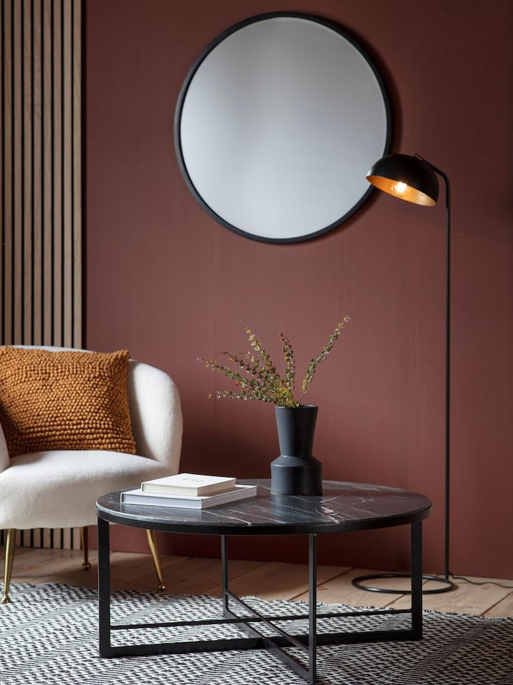 Gallery Home Black Round Coffee Table - Image 1 of 3