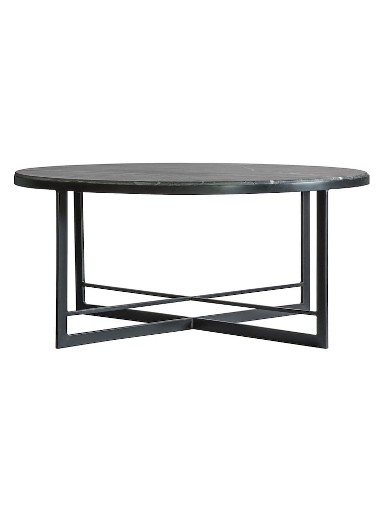 Gallery Home Black Round Coffee Table - Image 3 of 3