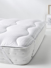 Snuggledown White Soft Touch 2cm Mattress Topper - Image 1 of 8