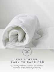 Snuggledown White Soft Touch 2cm Mattress Topper - Image 6 of 8