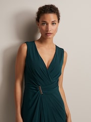 Phase Eight Dark Green Christabel Maxi Dress - Image 4 of 6