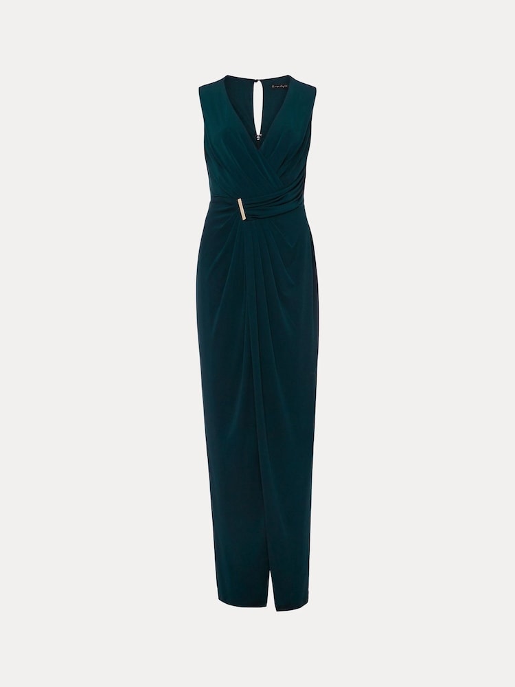 Phase Eight Dark Green Christabel Maxi Dress - Image 6 of 6