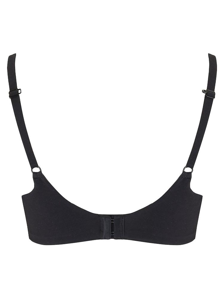 Pour Moi Black Definitions Balcony T-Shirt Bra - Image 4 of 4