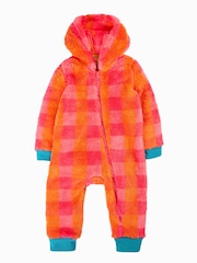 Frugi Pink Cosy Ted Snuggle Suit - Image 1 of 3