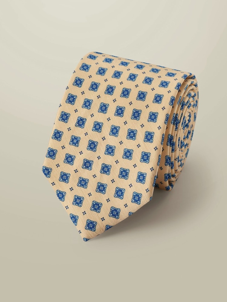 Corbata de lino y seda de Charles Tyrwhitt - Imagen 1 de 2