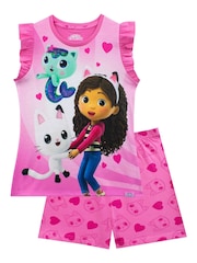 Character Pink Gabbys Dollhouse Short Pyjamas - Image 1 of 5