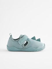 Mint Green Dino Spike Swim Socks - Image 2 of 6