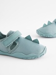 Mint Green Dino Spike Swim Socks - Image 5 of 6