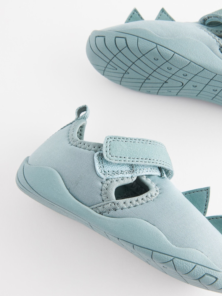 Mint Green Dino Spike Swim Socks - Image 6 of 6