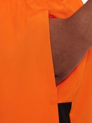 Nike Royal Orange Dri-FIT Miler Training Top - Image 5 of 8