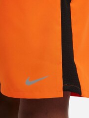Nike Royal Orange Dri-FIT Miler Training Top - Image 6 of 8