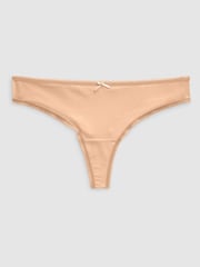 Praline Nude Thong Microfibre Knickers 7 Pack - Image 4 of 4