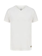 Lyle & Scott Black/White/Grey V-Neck Lounge T-Shirts 3 Pack - Image 4 of 6