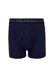 Threadbare Black/Slate/Grey A-Front Trunks 5 Pack - Image 3 of 5