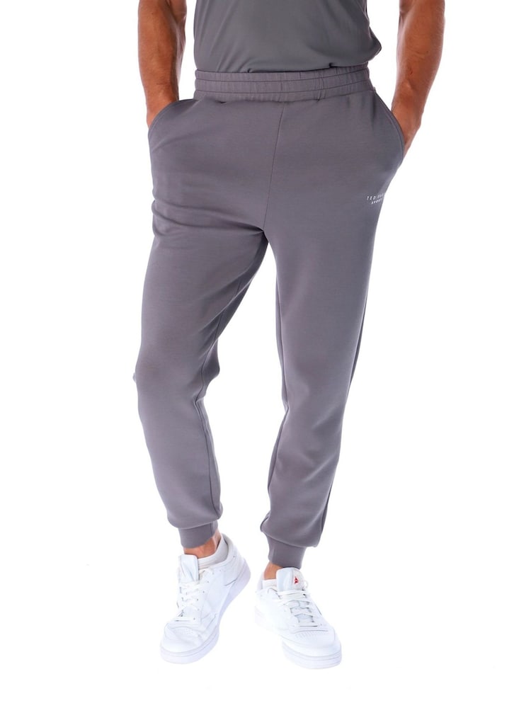 Ted Baker Sport Grey Essentials Track Joggers - Image 1 of 4 Ted Baker Sport Grey Essentials Track Joggers - Image 1 of 4