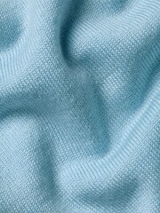 Charles Tyrwhitt Blue Merino Crew Neck Jumper - Image 6 of 6