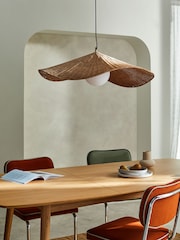 MADE.COM Natural Matara Ceiling Light - Image 1 of 4