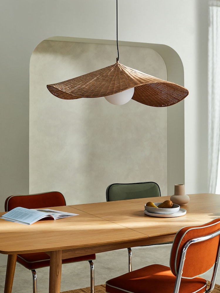 MADE.COM Natural Matara Ceiling Light - Image 1 of 4