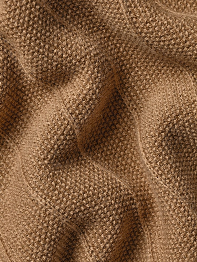 Charles Tyrwhitt Yellow Cotton Stripe Knit Polo Shirt - Image 6 of 6