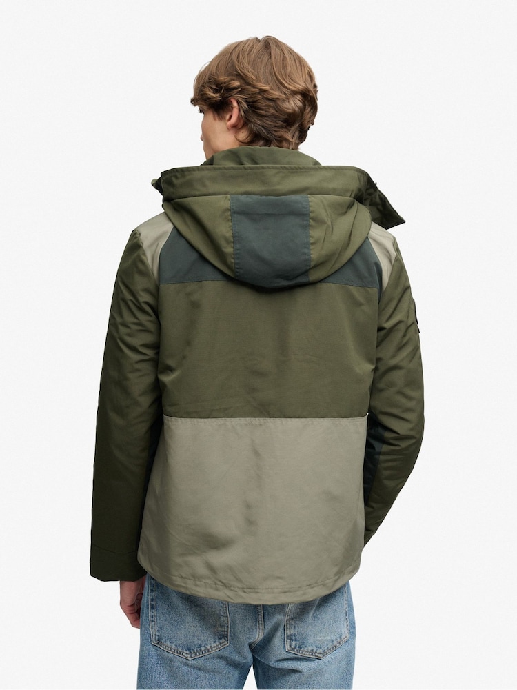 Superdry Natural Hooded Ultimate Embroidered Windbreaker - Image 2 of 7