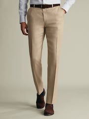 Charles Tyrwhitt Natural Linen Trousers - Image 1 of 9