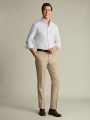 Charles Tyrwhitt Natural Linen Trousers - Image 3 of 9