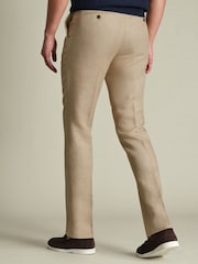 Charles Tyrwhitt Natural Linen Trousers - Image 5 of 9