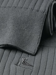 Charles Tyrwhitt Grey Cotton Rib Socks - Image 2 of 2