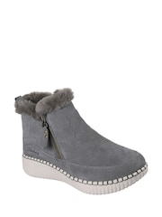 Skechers Green Wilshire BLVD Fresh Zip Ankle Boots - Image 2 of 3