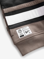 Black/Brown Varsity Graphic Hoodie (3-16yrs) - Image 4 of 4