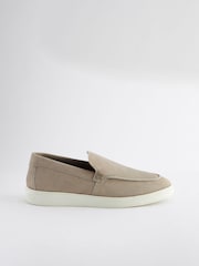 Dark Stone Suede Casual Loafers - Image 3 of 6