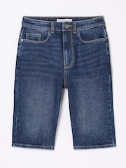 FatFace Blue Bisley Denim Bermuda Shorts - Image 5 of 5