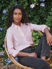 Pink - Pure Collection Klassisches tailliertes Baumwollhemd - Bild 1 von 3
