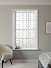 Charcoal Grey Scent Sheer Made to Measure Roller Blind - Image 2 of 6