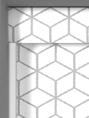 Charcoal Grey Scent Sheer Made to Measure Roller Blind - Image 3 of 6