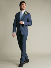 Charles Tyrwhitt Blue Italian Suit Jacket - Image 3 of 6