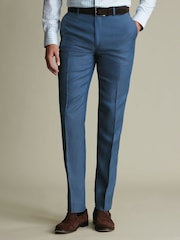 Charles Tyrwhitt Blue Linen Trousers - Image 1 of 10
