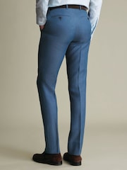 Charles Tyrwhitt Blue Linen Trousers - Image 2 of 10