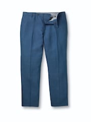 Charles Tyrwhitt Blue Linen Trousers - Image 9 of 10