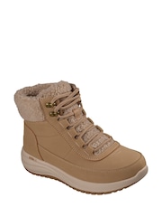 Skechers Brown On-The-Go Stellar Meadow Ankle Boots - Image 2 of 3