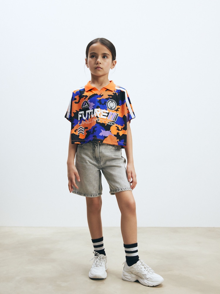 Purple/Orange Football Top (3-12yrs) - Image 2 of 7
