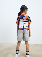 Purple/Orange Football Top (3-12yrs) - Image 3 of 7