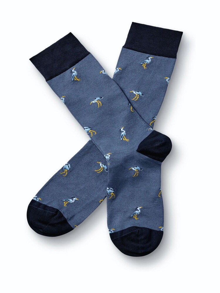 Charles Tyrwhitt Blue heron novelty Socks - Image 1 of 2