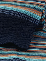 Charles Tyrwhitt Green Multi Fine Stripe Socks - Image 2 of 2