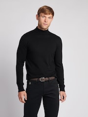 U.S. Polo Assn. Black Turtleneck Mens Jumper - Image 1 of 9