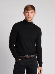 U.S. Polo Assn. Black Turtleneck Mens Jumper - Image 4 of 9